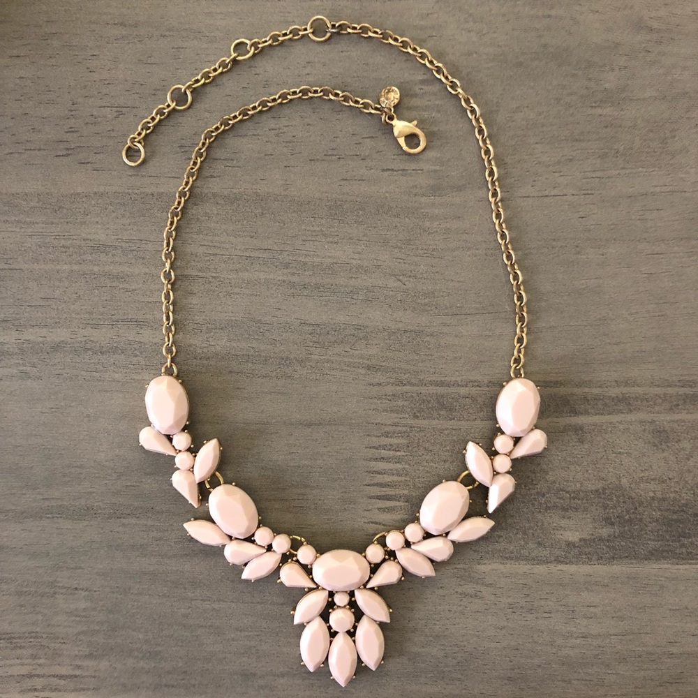 J.Crew Blush Stone Statement Necklace
